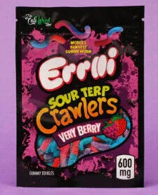 Errlli Sour Terp Crawlers Topshelf Edibles Gummies 600mg - DC Gift Exotic